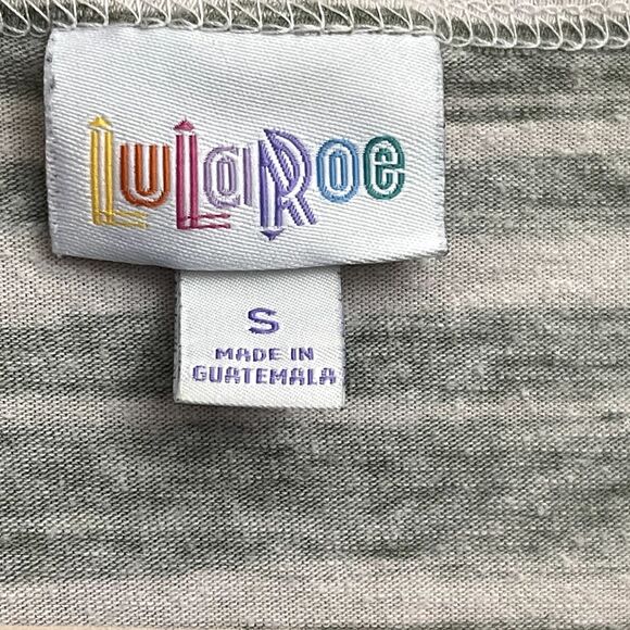 Lularoe Irma Small STRIPES / STRIPED High Low Tunic Top‎ Shirt - Picture 3 of 4